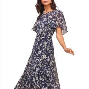NWT ASTR the label asymmetrical floral dress sz. M